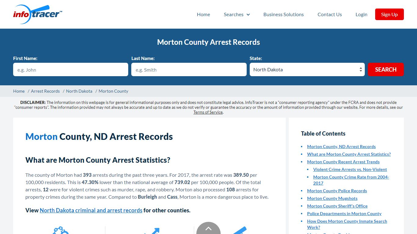 Morton County, ND Arrests, Mugshots & Jail Records - InfoTracer