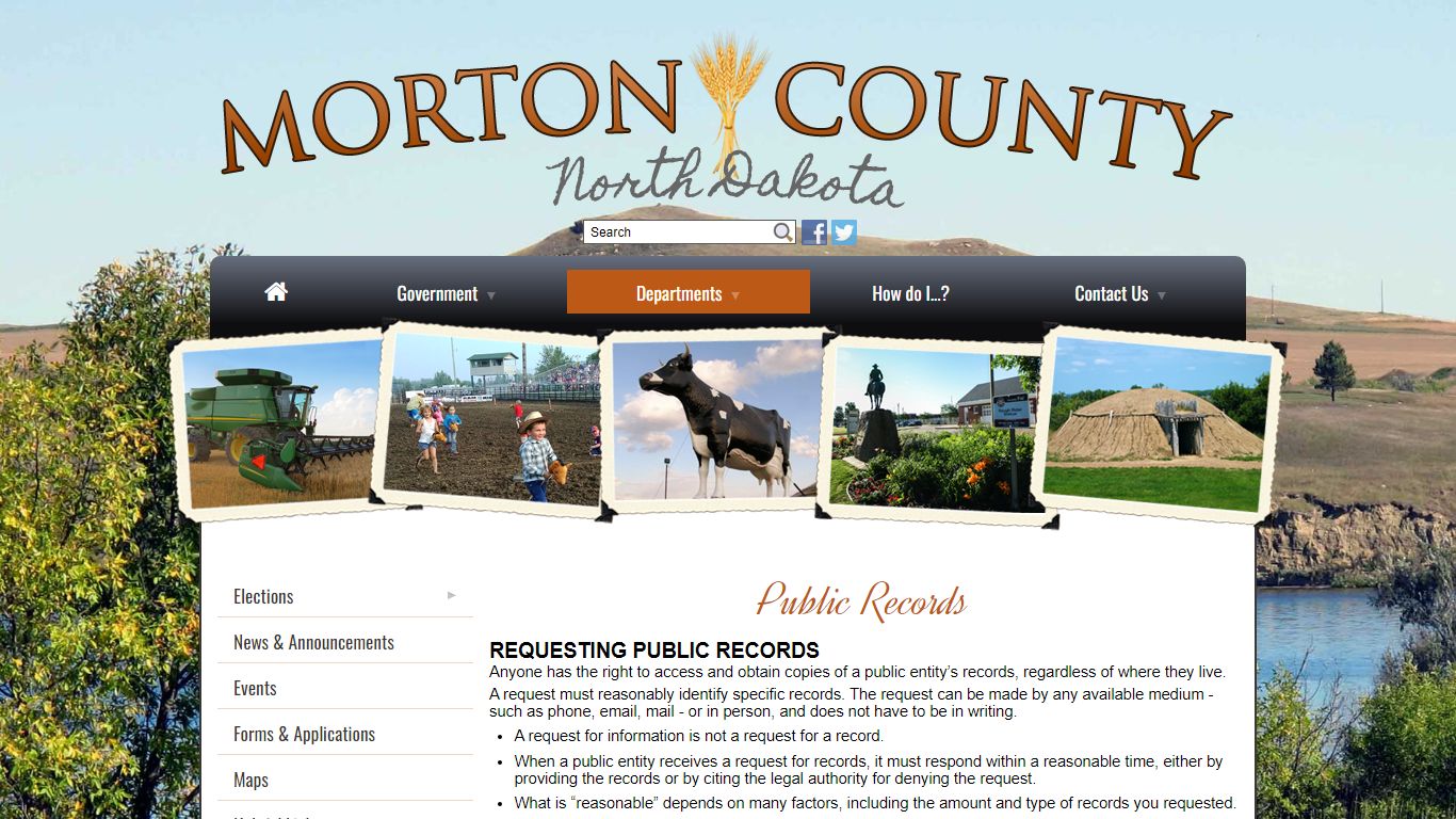 Public Records - Morton County, North Dakota